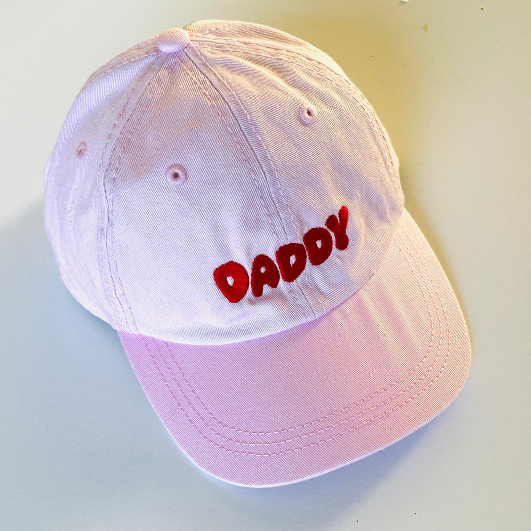 Pink and Red Daddy Baseball Cap