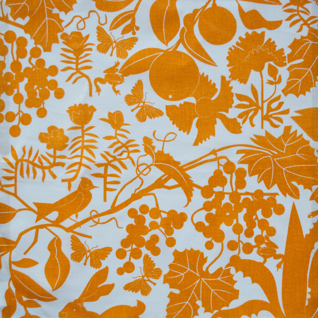 California 100% Linen Pillow Cover in Marigold