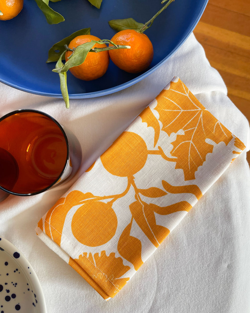 California 100% Linen Pillow Cover in Marigold